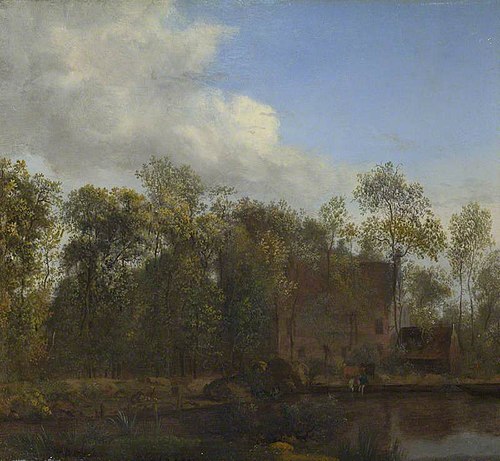 A Farm among Trees, 1670, Jan van der Heyden