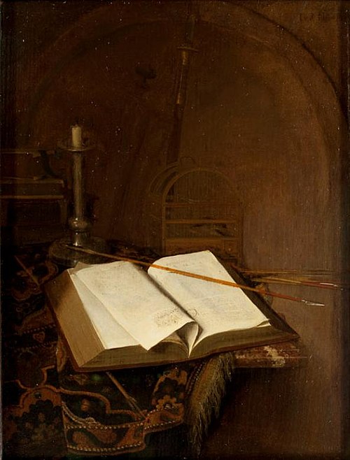 Still Life with a Bible, 1664, Jan van der Heyden