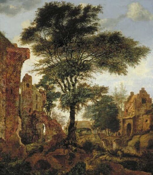 A Castle Ruin, 1660, Jan van der Heyden