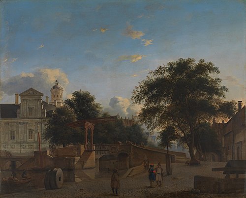 A Fanciful View of Amsterdam, 1690, Jan van der Heyden