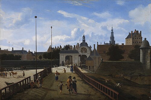 Sint Anthonispoort, Former City Gate of Amsterdam, 1663, Jan van der Heyden