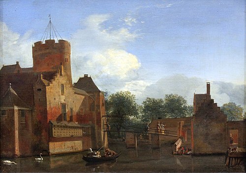 Schloss Loenersloot in Holland, 1668, Jan van der Heyden