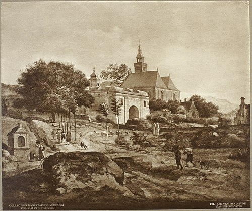 Monastery in a Landscape, 1660, Jan van der Heyden