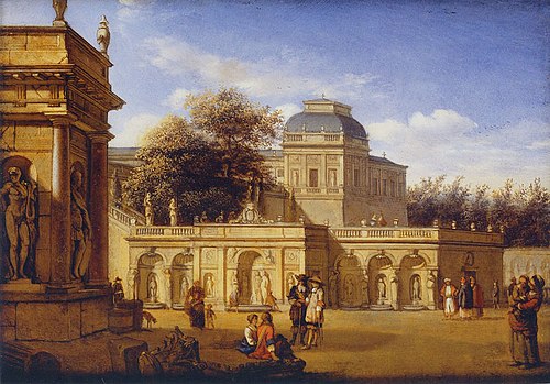 The Grounds of a Baroque Palace, 1670, Jan van der Heyden