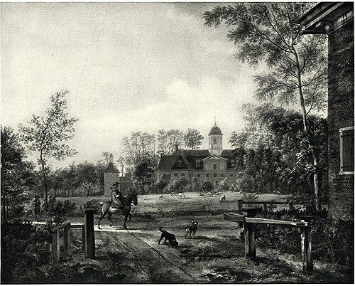 The Castle of Goudestein on the Vecht, 1670, Jan van der Heyden