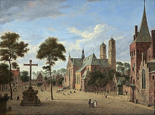A Capriccio of Cologne, 1675, Jan van der Heyden