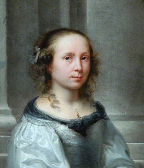 Portrait of a Girl with a Watchful or Guarded Look, 1665, Jürgen Ovens