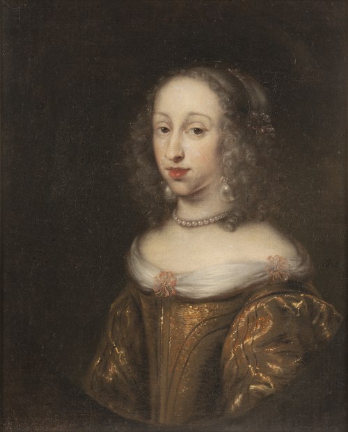 Anna Dorotea, 1640-1713, prinsessa av Holstein-Gottorp, abbedissa i Quedlingsburg, 1650, Jürgen Ovens