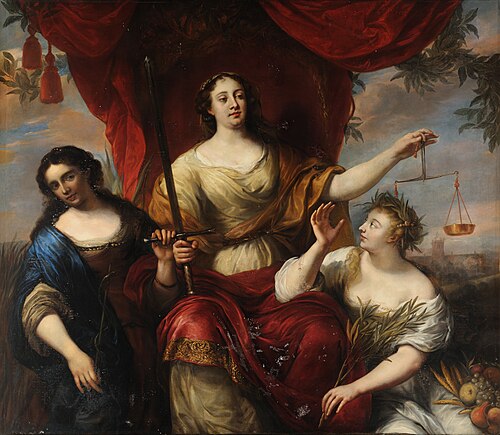 Prudence, Justice, and Peace, 1662, Jürgen Ovens