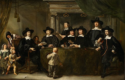 The regents of the Amsterdam Civic Orphanage, 1663, Jürgen Ovens