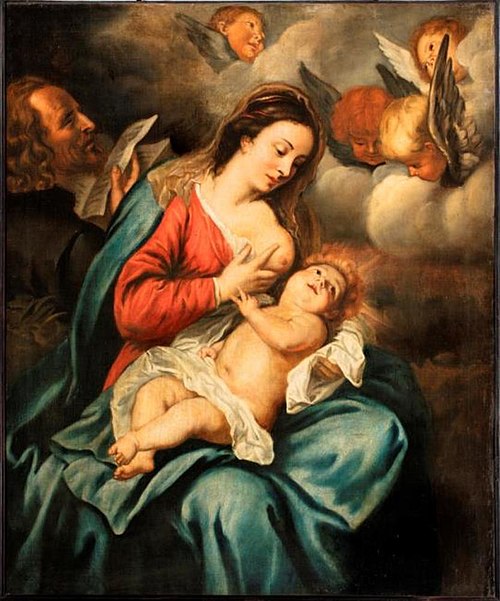 Holy Family, 1649, Jürgen Ovens