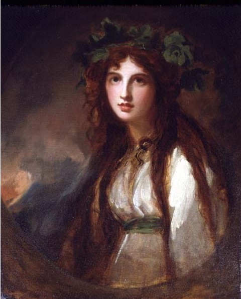 Emma Hamilton als Bacchantin, 1791, George Romney