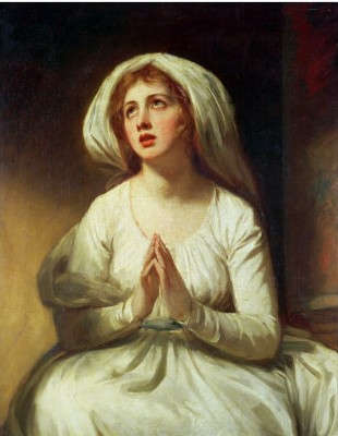 Emma Hart at Prayer, 1784, George Romney