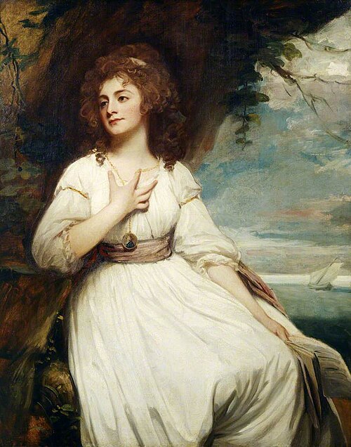 Anna Maria Crouch (1763–1805), née Phillips, 1787, George Romney