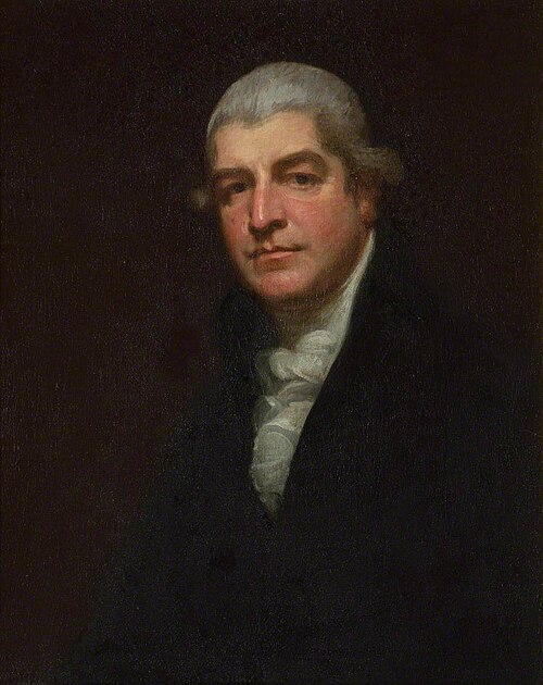 George Borlase (1742–1809), Knightbridge Professor of Philosophy, Registrary & Fellow, 1794, George Romney