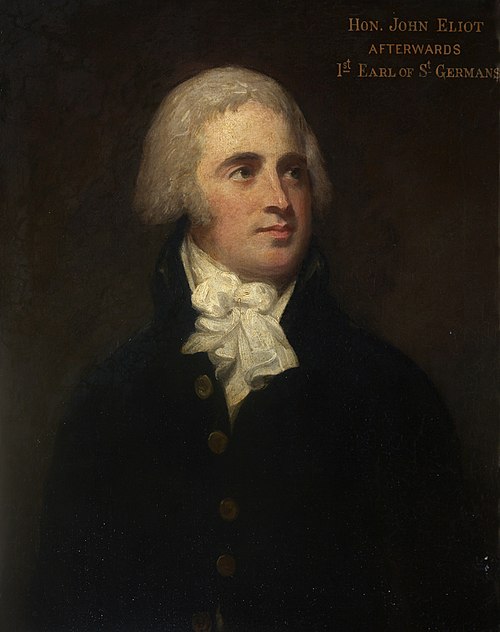 The Honourable John Eliot (1761–1823), 1st Earl of St Germans, 1791, George Romney