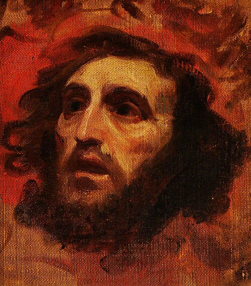 Head of an Apostle, , George Romney