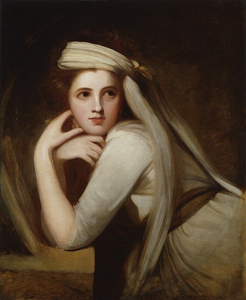 Emma Hamilton as a Bacchante, 1785, George Romney