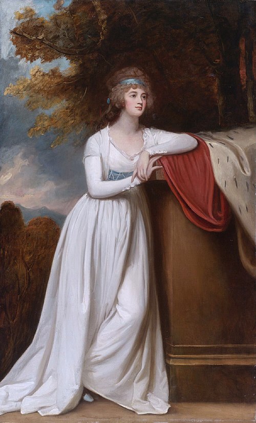 Barbara, Marchioness of Donegal, third wife to Arthur Chichester, 1st Marquess of Donegall, 1796, George Romney