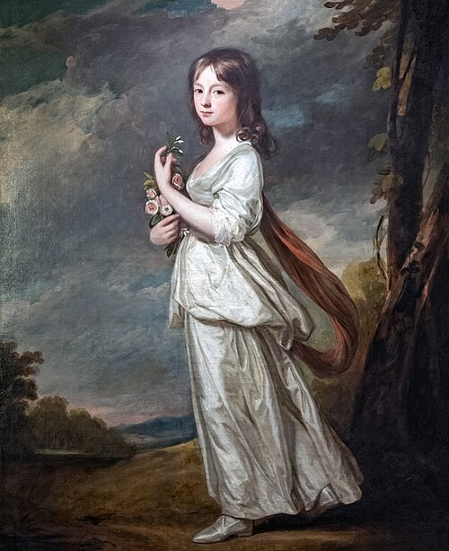 Portrait de Miss Frances Elisabeth Sage, 1779, George Romney