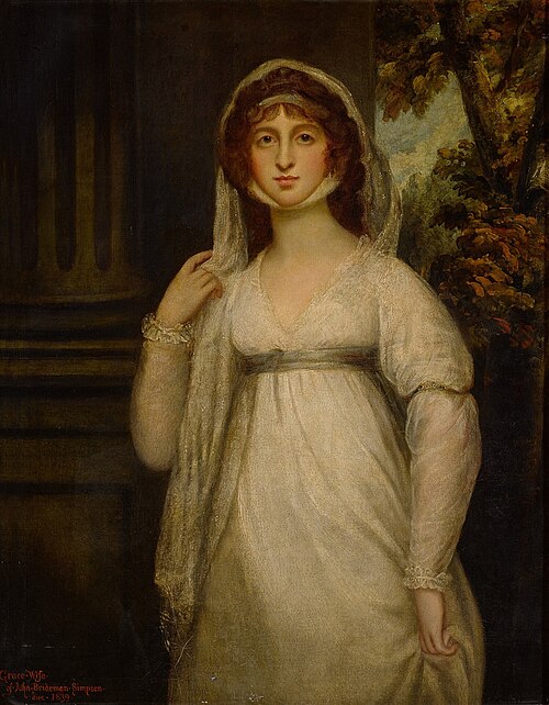 Portrait of Mrs. Bridgeman Simpson, 1795, George Romney