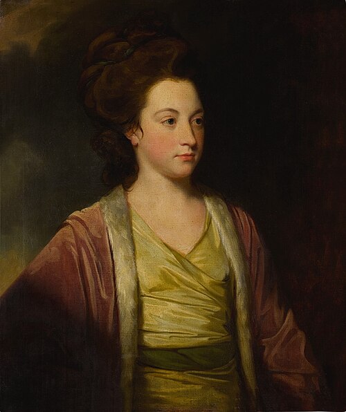 Portrait of Frances Alicia Bennet, 1760, George Romney