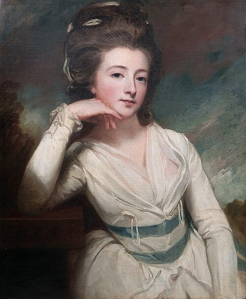 Mrs. Montagu Burgoyne, 1781, George Romney