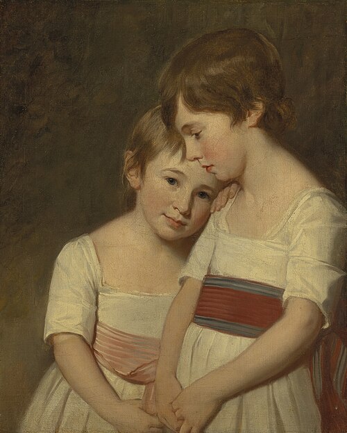 Portrait of two siblings, 1773, George Romney