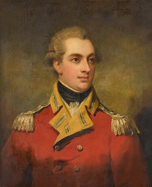 Portrait of an officer, traditionally said to be John Cunningham, 15th Earl of Glencairn (1749–1796), 1800, George Romney