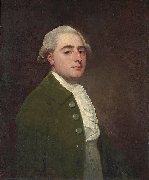 Portrait of a gentleman, traditionally identified as Mr. Light of Kelvedon, 1800, George Romney