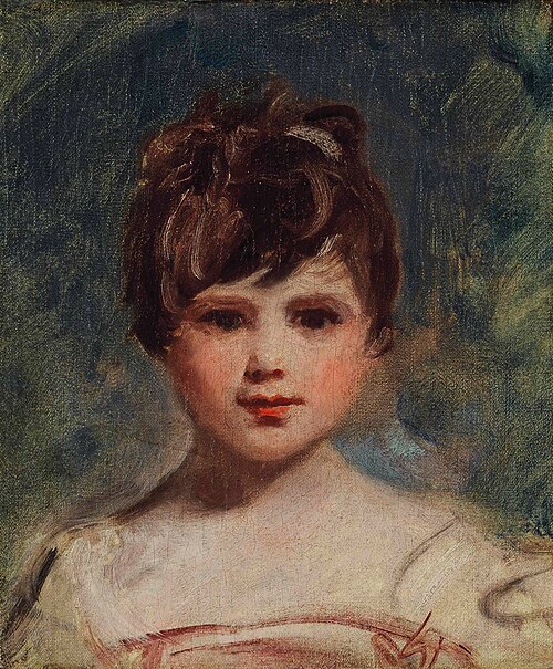 Portrait of a young girl, 1800, George Romney