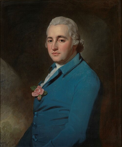 Portrait of a gentleman, traditionally identified as Atkinson Grimshaw, 1765, George Romney