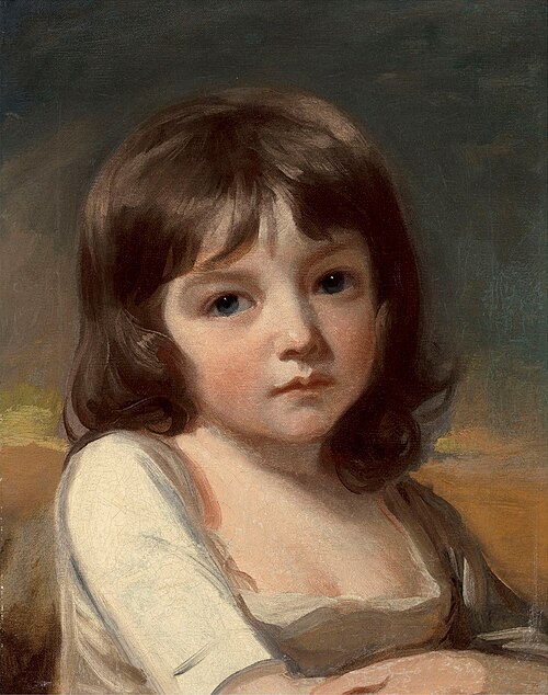 Portrait of a girl, traditionally identified as Lady Charlotte Stanley (1776–1805), 1781, George Romney