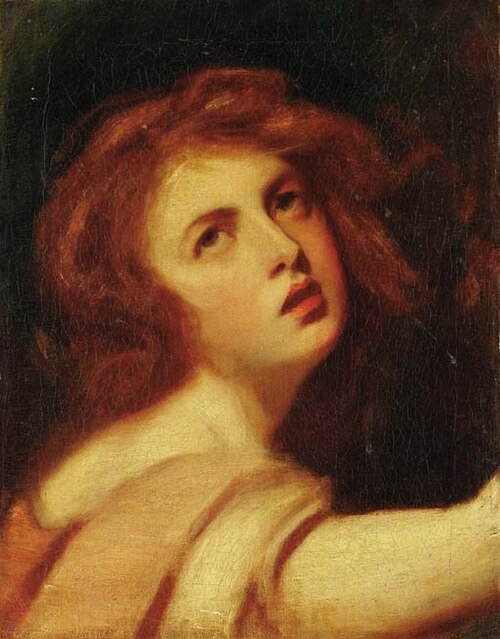 Lady Emma Hamilton as Miranda, 1791, George Romney