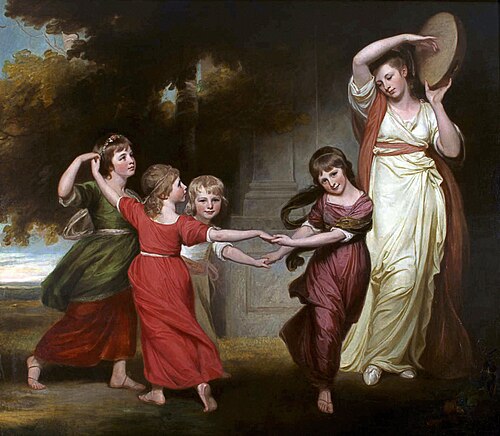 The Gower Family: The five youngest children of the 2nd Earl Gower, 1776, George Romney