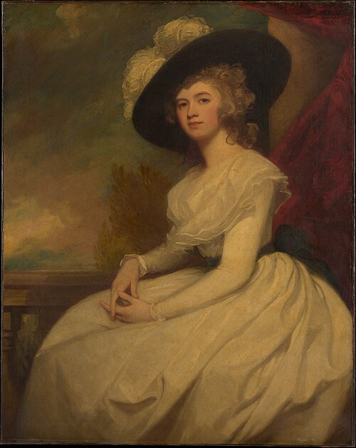 Mrs. Bryan Cooke (Frances Puleston, 1765–1818), 1787, George Romney