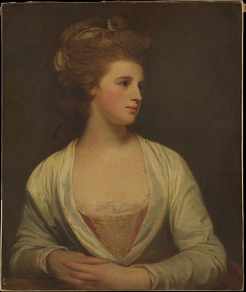Portrait of a Woman, Said to Be Emily Bertie Pott (died 1782), 1781, George Romney