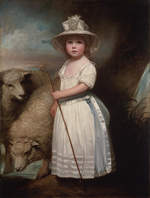 Petite paysanne, 1780, George Romney