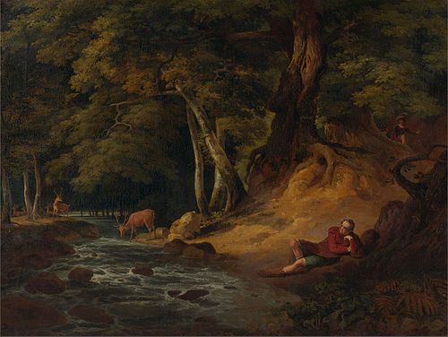 Jaques and the Wounded Stag: 'As You Like It,' Act II, Scene I, 1790, George Romney