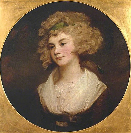 A Lady in a Brown Dress: ‘The Parson’s Daughter’, 1785, George Romney