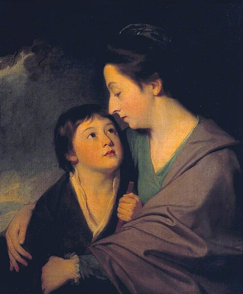Mrs Richard Cumberland and her Son Charles, 1770, George Romney