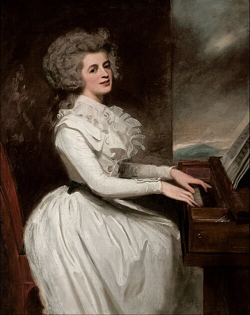 Charlotte, Mrs Thomas Raikes, 1787, George Romney