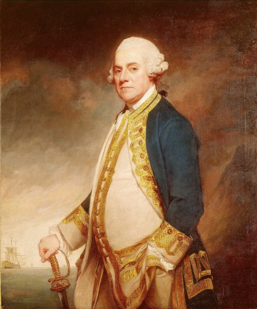 Admiral Sir Charles Hardy, circa 1717-80, 1780, George Romney