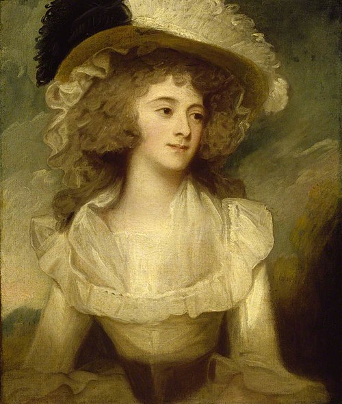 Sarah Ley, Mrs Richard Tickell (1770-1811), 1792, George Romney