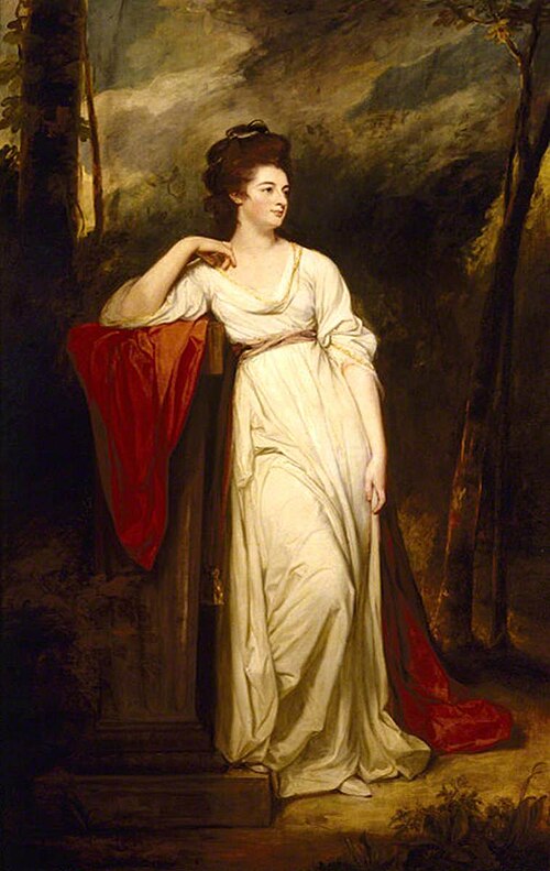 Frances Woodley, Mrs Henry Bankes the younger (1760-1823), 1780, George Romney