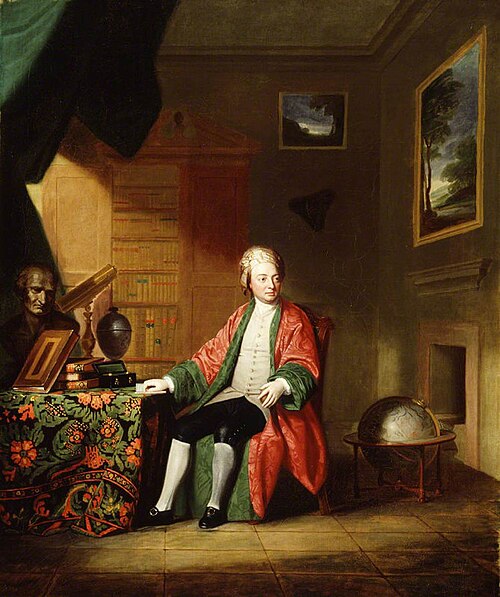Reverend William Strickland (1731 - 1819) in his Library, 1765, George Romney