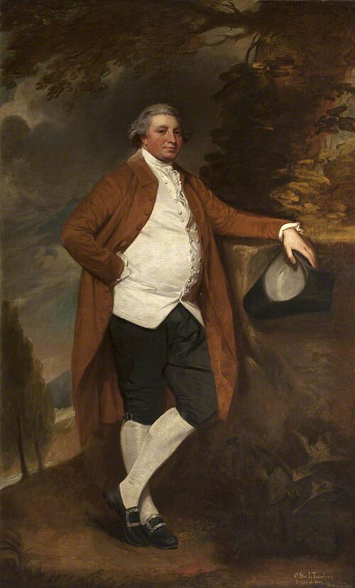 Sir John Trevelyan, 4th Bt (1734-1828), 1786, George Romney