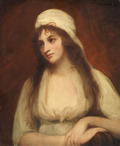 Portrait of Mary Tighe (1747-1791), Poet, 1795, George Romney