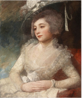 Portrait of Mrs Edward Taylor (née Janverin), , George Romney