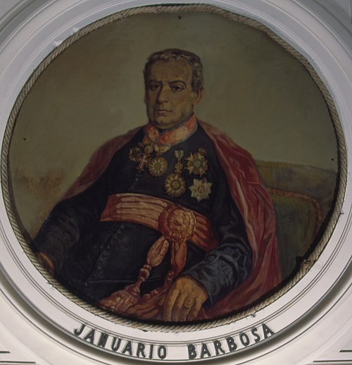 Retrato de Cônego Januário da Cunha Barbosa, 1925, Domenico Failutti